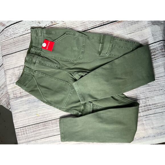 Spanx Stretch Twill Ankle Cargo Pants Sage Green NWT Sm - Picture 6 of 7